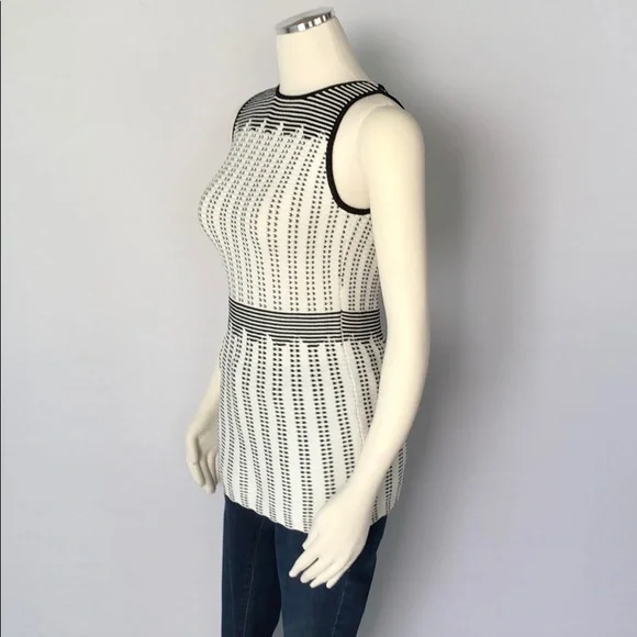 NWT WHBM Sleeveless Graphic Dot Sweater  XS - Picture 6 of 15